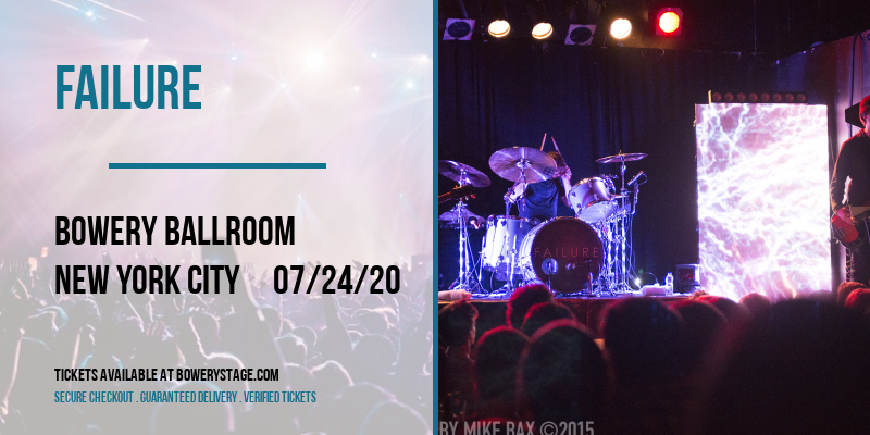 Failure at Bowery Ballroom tickets Failure at Bowery Ballroom