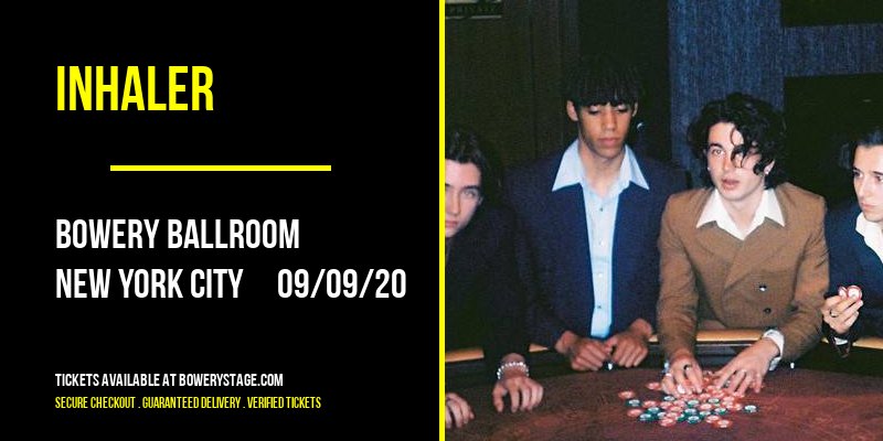 Inhaler at Bowery Ballroom tickets Inhaler at Bowery Ballroom