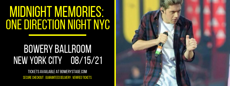 Midnight Memories: One Direction Night NYC at Bowery Ballroom