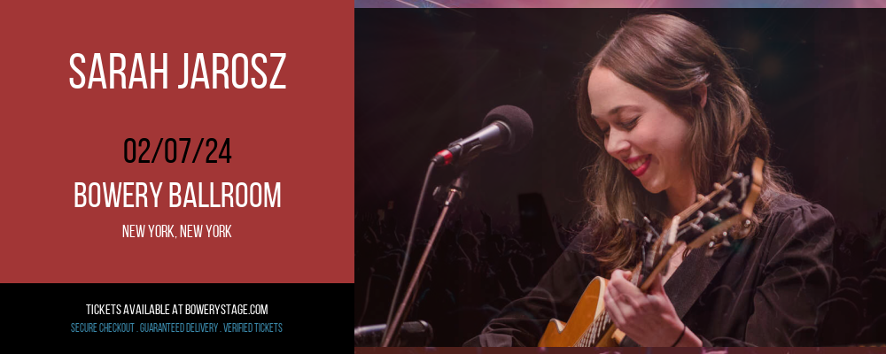 Sarah Jarosz at Bowery Ballroom