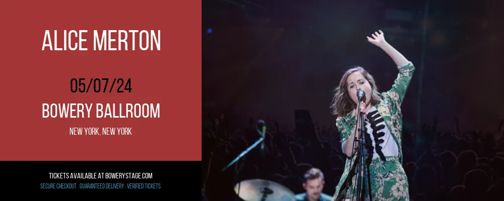 Alice Merton at Bowery Ballroom