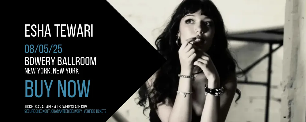 Esha Tewari at Bowery Ballroom