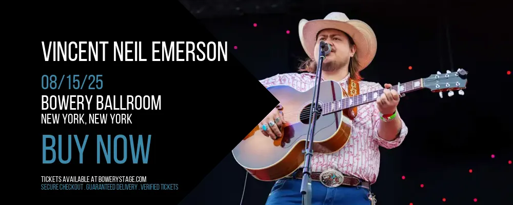 Vincent Neil Emerson at Bowery Ballroom