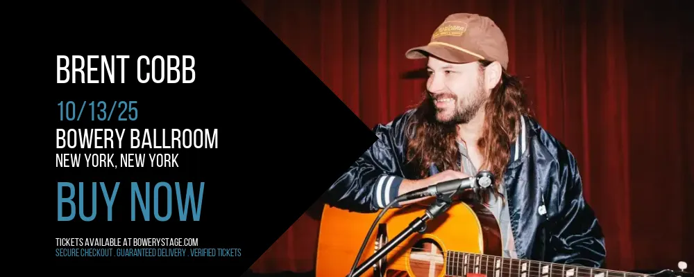 Brent Cobb at Bowery Ballroom