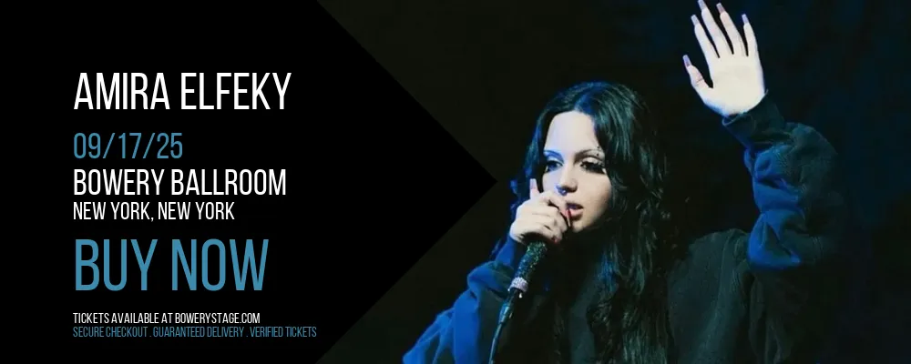Amira Elfeky at Bowery Ballroom