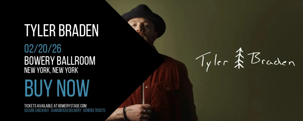 Tyler Braden at Bowery Ballroom