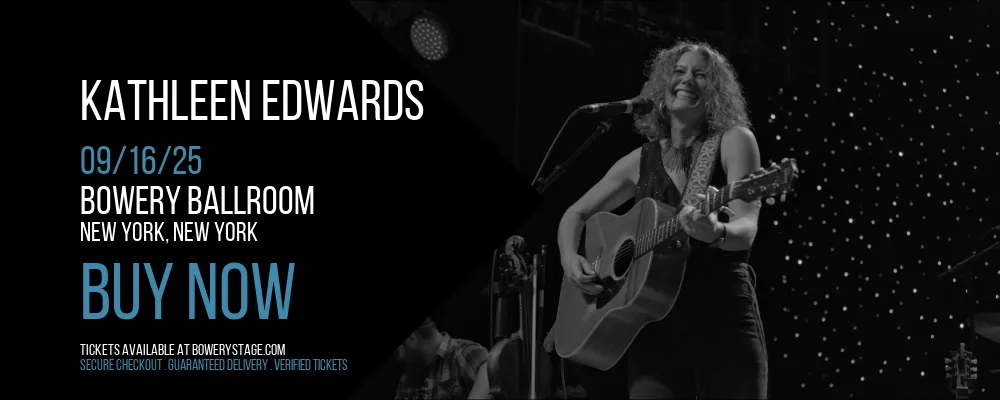 Kathleen Edwards at Bowery Ballroom