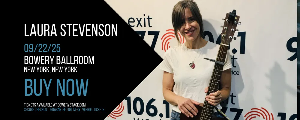 Laura Stevenson at Bowery Ballroom