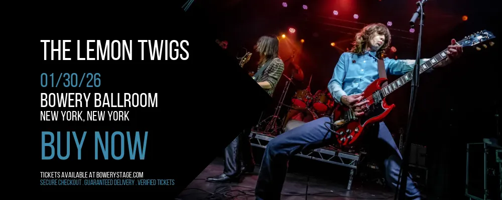 The Lemon Twigs at Bowery Ballroom