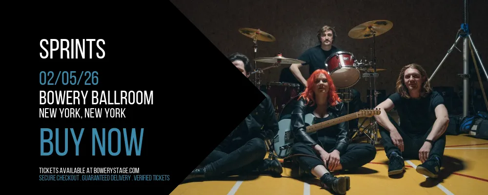 Sprints at Bowery Ballroom