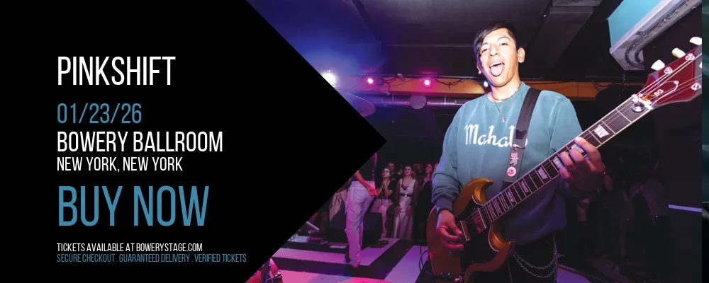 Pinkshift at Bowery Ballroom