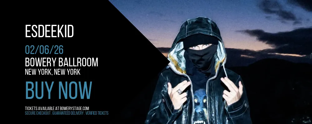 EsDeeKid at Bowery Ballroom