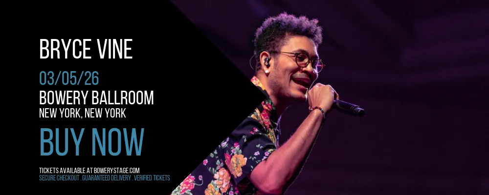 Bryce Vine at Bowery Ballroom