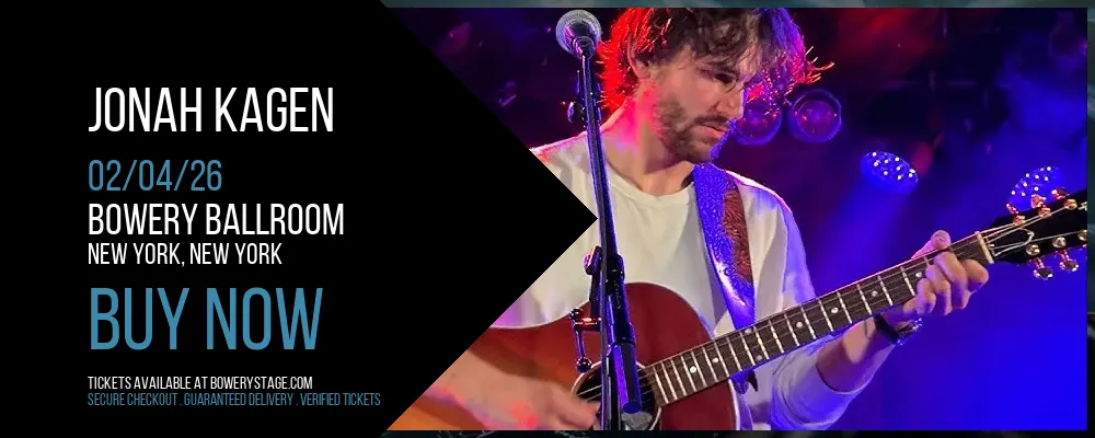 Jonah Kagen at Bowery Ballroom