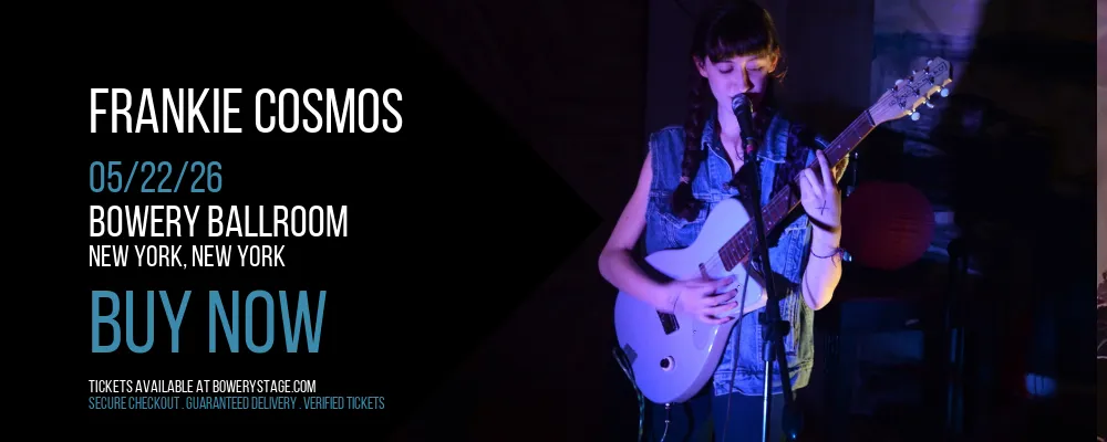 Frankie Cosmos at Bowery Ballroom