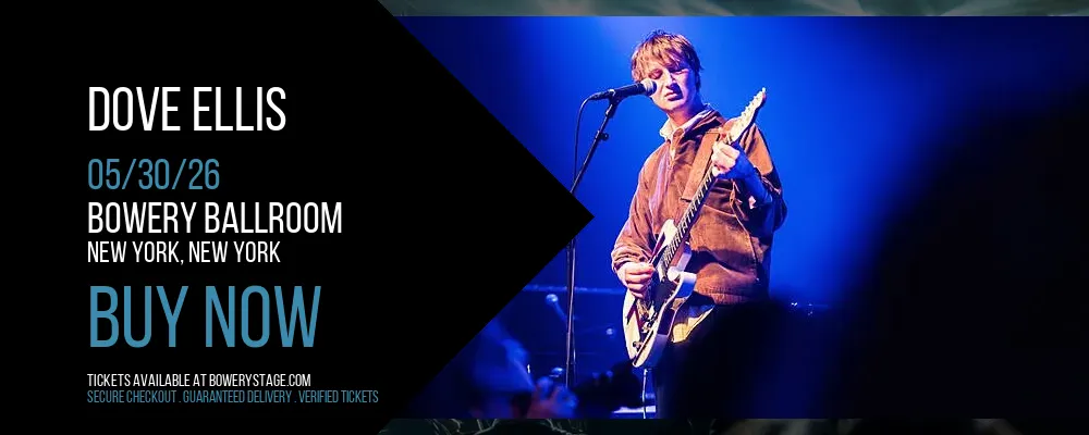 Dove Ellis at Bowery Ballroom