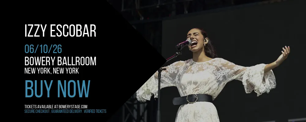 Izzy Escobar at Bowery Ballroom