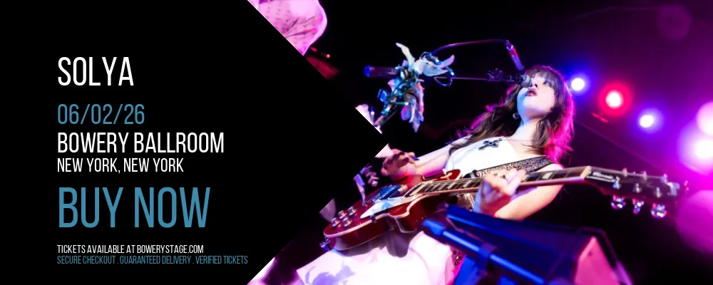 Solya at Bowery Ballroom