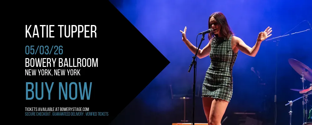 Katie Tupper at Bowery Ballroom