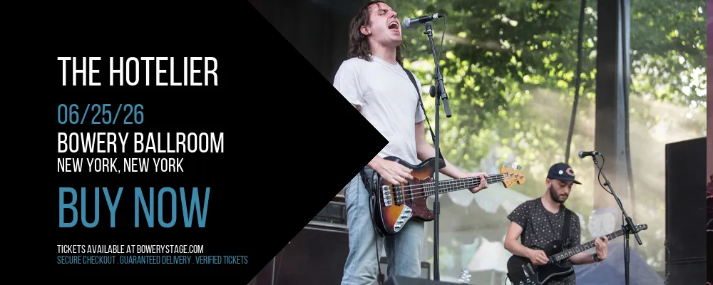 The Hotelier at Bowery Ballroom