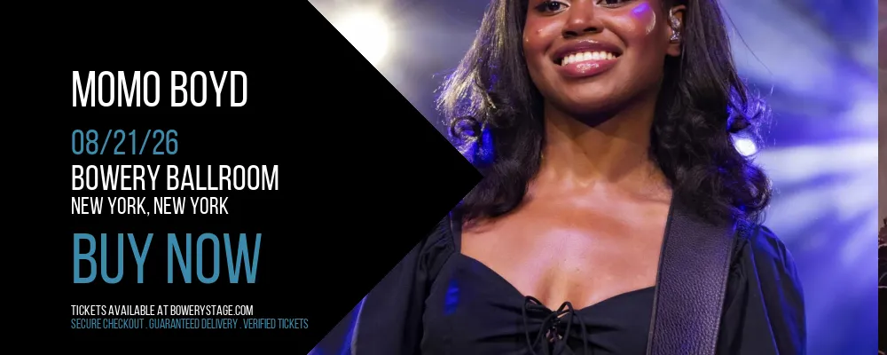 Momo Boyd at Bowery Ballroom