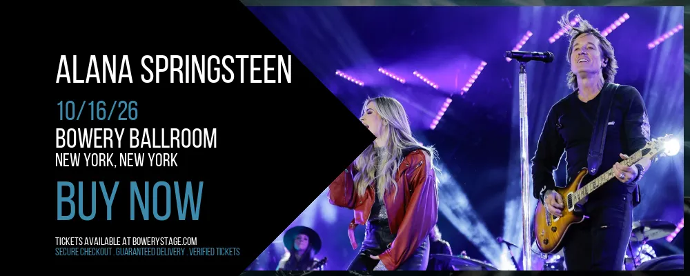 Alana Springsteen at Bowery Ballroom