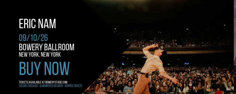 Eric Nam at Bowery Ballroom